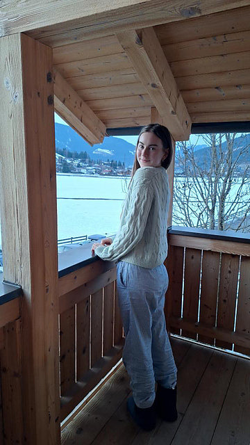 Unisex Cable Sweater Knitting Pattern