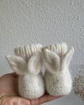 Baby Bunny Booties Knitting Pattern