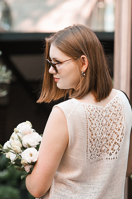 Sleeveless Summer Top Knitting Pattern