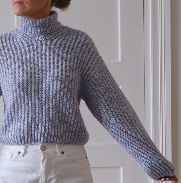 Turtleneck Sweater Knitting Pattern