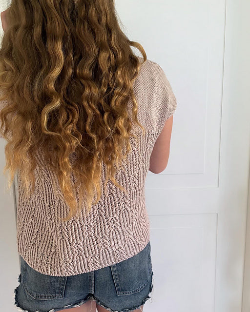 Textured Summer Tee Knitting Pattern