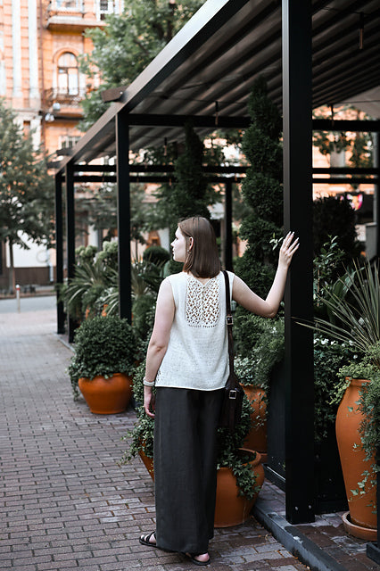 Sleeveless Summer Top Knitting Pattern