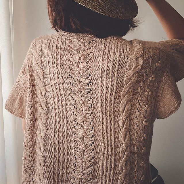 Lace Sleeve Top Knitting Pattern
