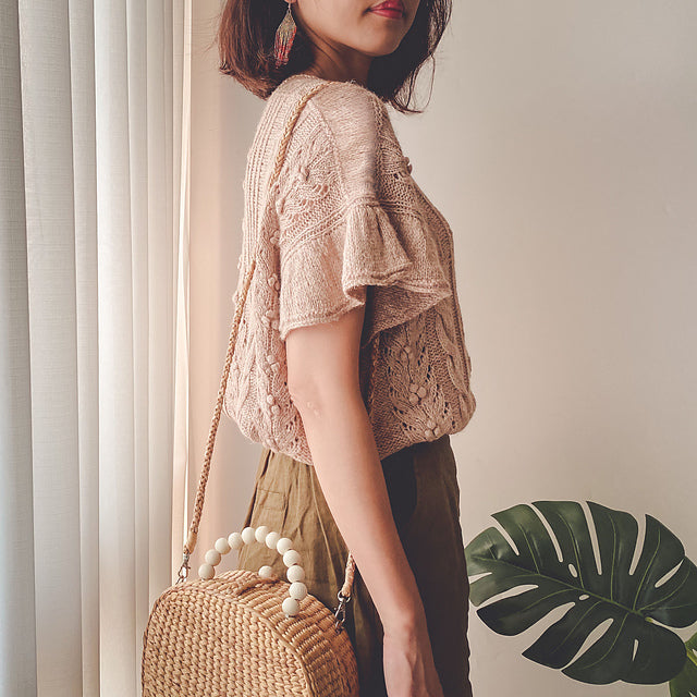 Lace Sleeve Top Knitting Pattern