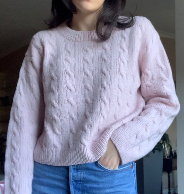 Unisex Cable Sweater Knitting Pattern