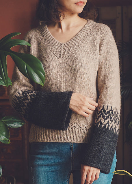 Nordic Jumper Knitting Pattern
