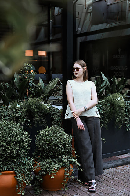 Sleeveless Summer Top Knitting Pattern