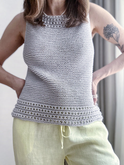 Vacation Tank Top Knitting Pattern
