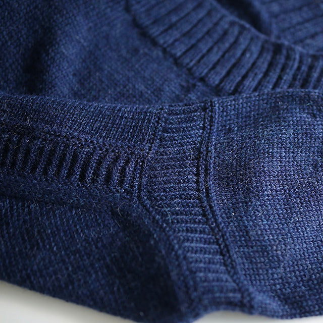 Ribbed Shoulder Sweater Knitting Pattern