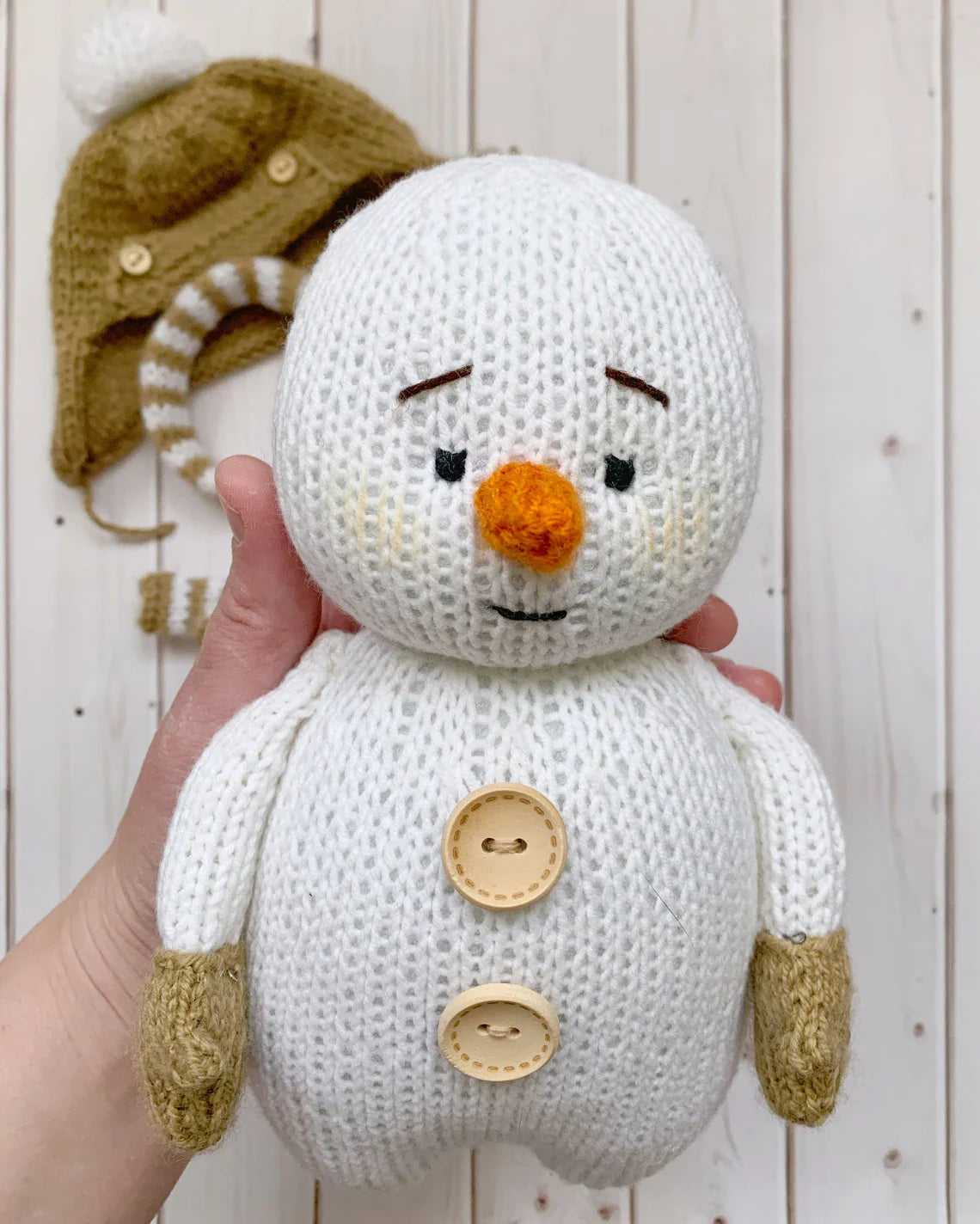 Snowman Knitting Pattern