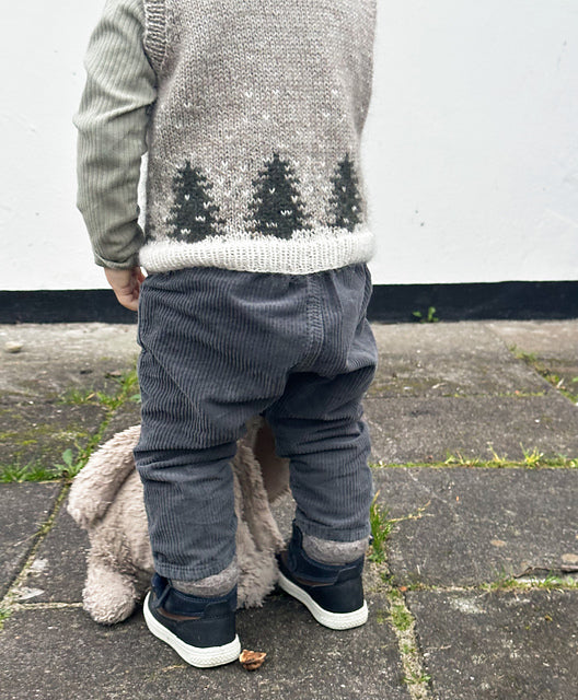 Kids Snow Vest Knitting Pattern