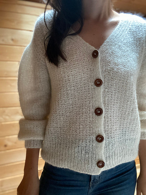 Top Down Cardigan Knitting Pattern