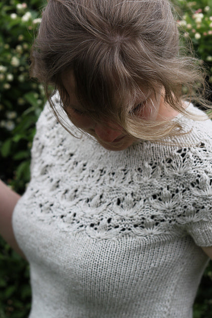 Blooming Summer Tee Knitting Pattern