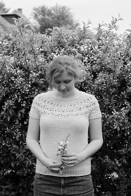 Blooming Summer Tee Knitting Pattern