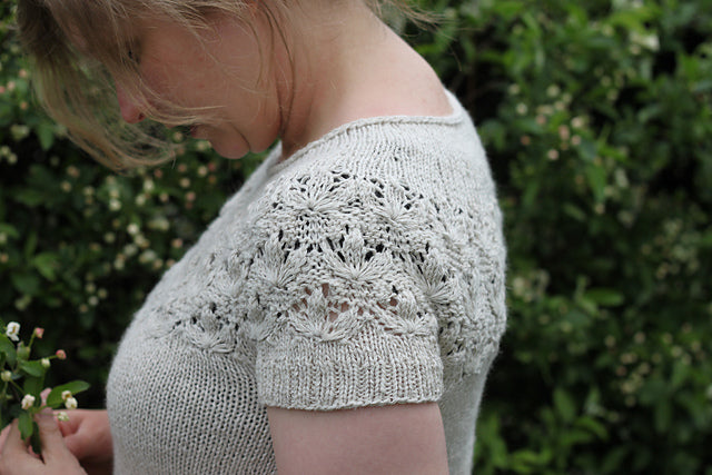 Blooming Summer Tee Knitting Pattern