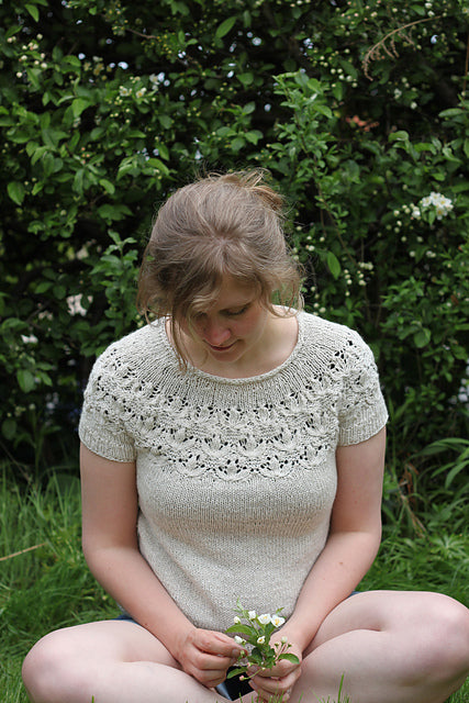 Blooming Summer Tee Knitting Pattern
