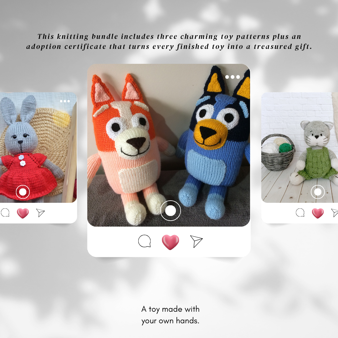 Animal Friends Knitting Bundle