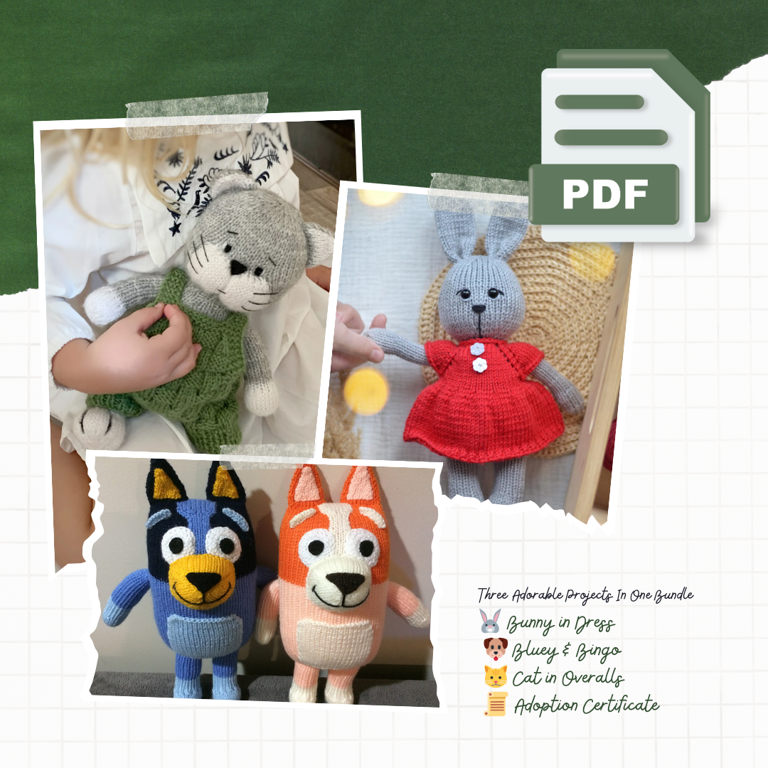 Animal Friends Knitting Bundle