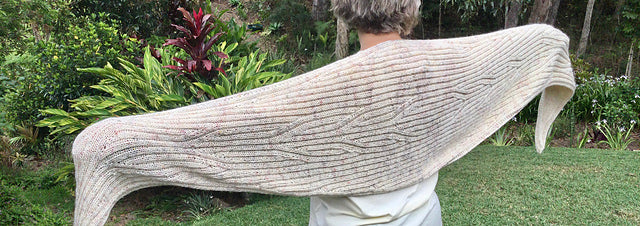 Reversible Ribbed Wrap Knitting Pattern