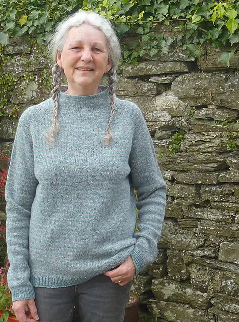 Relaxed Stripe Sweater Knitting Pattern