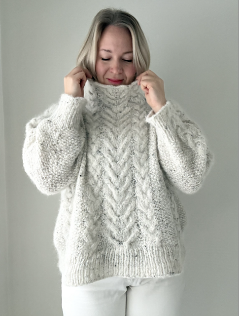 Cable Pullover Knitting Pattern