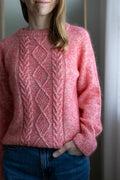 Diamond Cable Sweater Knitting Pattern