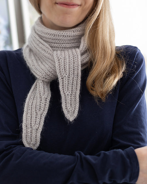 Brioche Scarf Knitting Pattern