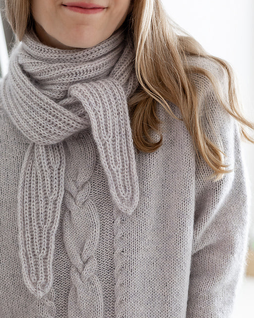 Brioche Scarf Knitting Pattern
