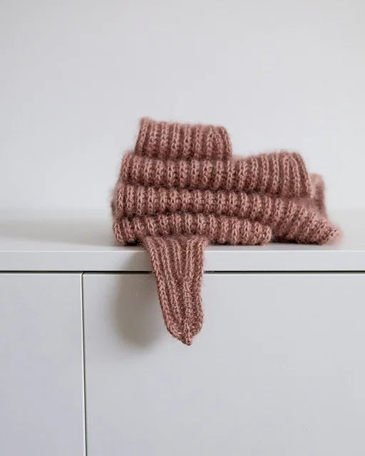 Brioche Scarf Knitting Pattern