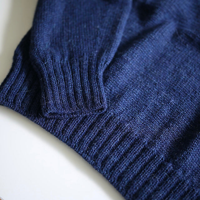 Ribbed Shoulder Sweater Knitting Pattern