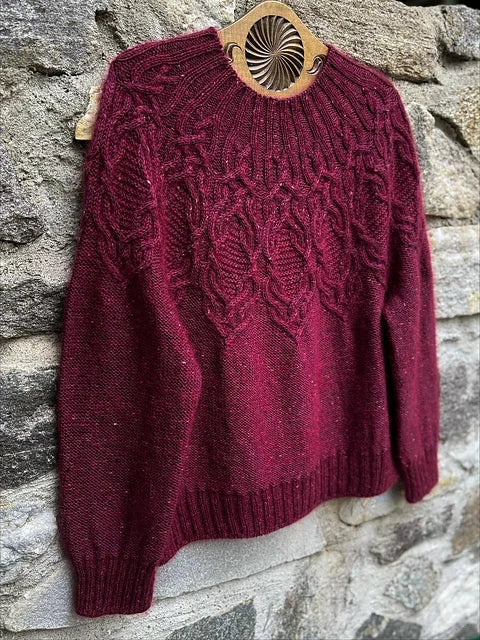 Cozy Cable Sweater Knitting Pattern