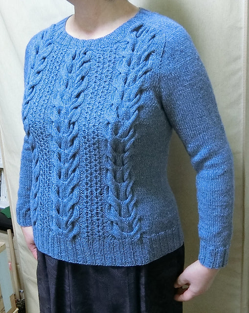 Chunky Cable Pullover Knitting Pattern