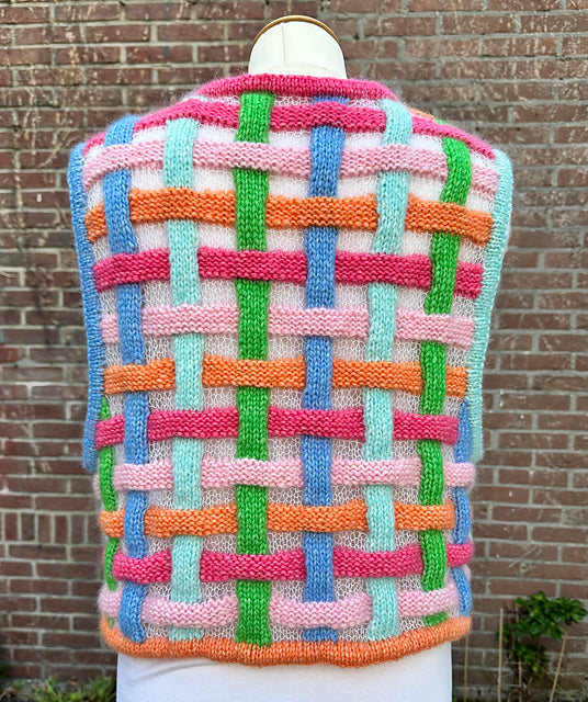 Sugar Woven Vest Knitting Pattern