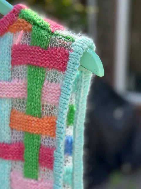 Sugar Woven Vest Knitting Pattern