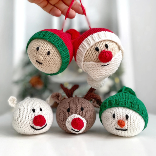 Christmas Ornaments Knitting Pattern