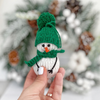 Snowman Ornaments Knitting Pattern