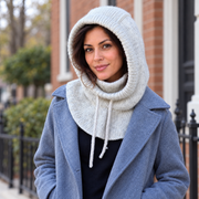 Chunky Hooded Cowl Knitting Pattern