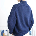 Ribbed Shoulder Sweater Knitting Pattern