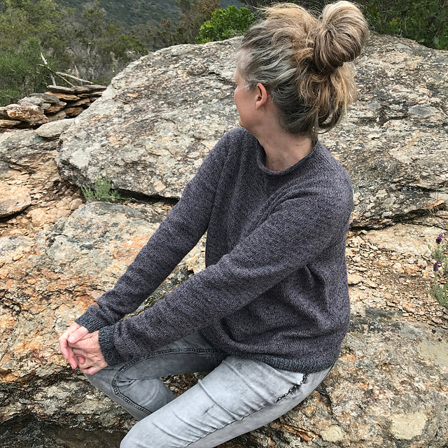 Relaxed Stripe Sweater Knitting Pattern