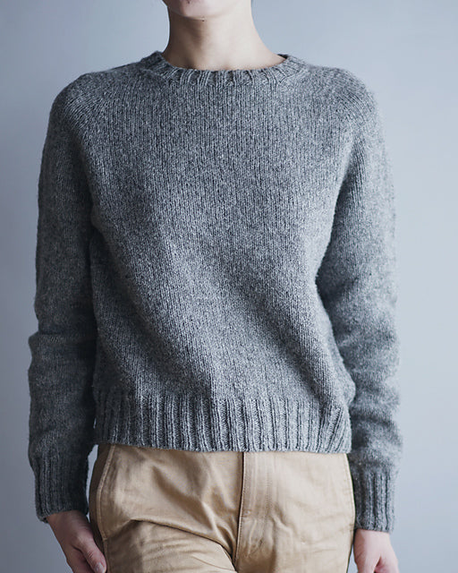 Minimal Crew Sweater Knitting Pattern