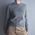 Minimal Crew Sweater Knitting Pattern