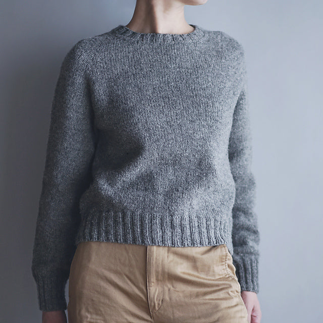 Minimal Crew Sweater Knitting Pattern