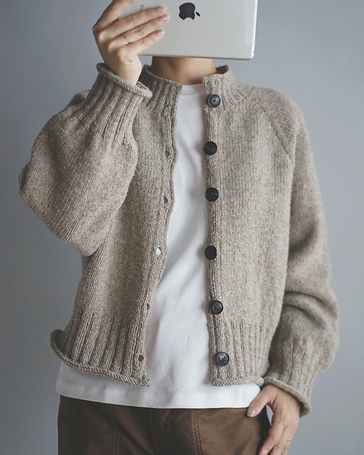 Relaxed Cardigan Knitting Pattern