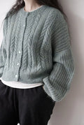 Cable Brioche Cardigan Knitting Pattern