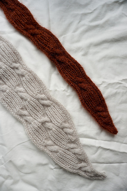 Soft Cable Scarf Knitting Pattern