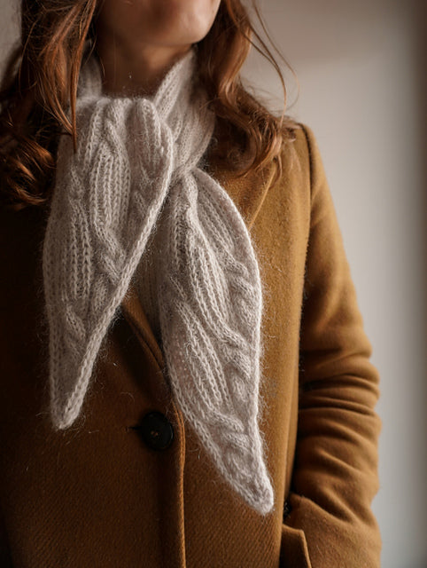 Soft Cable Scarf Knitting Pattern