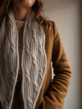 Soft Cable Scarf Knitting Pattern
