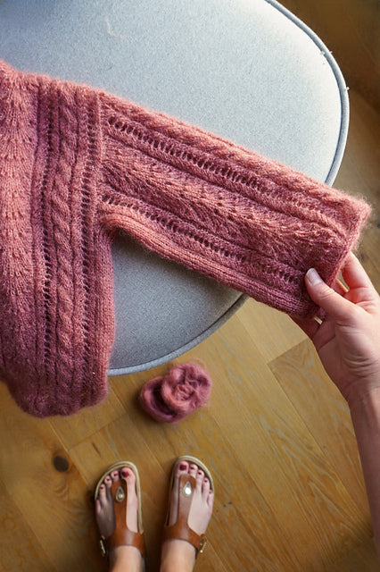 Wrap Blouse Knitting Pattern