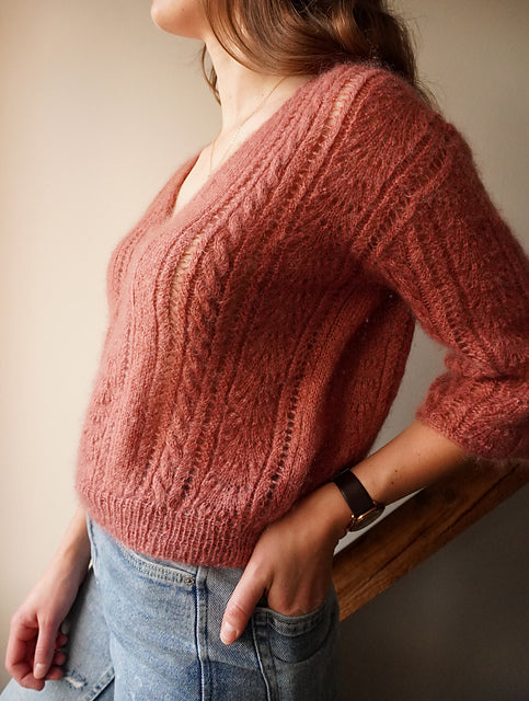 Wrap Blouse Knitting Pattern