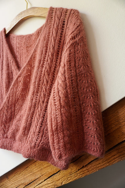 Wrap Blouse Knitting Pattern